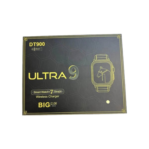 Dt900 Ultra Smart Watch 49mm Display Smart Watch With 7 Straps & Crystal Case - Image 2